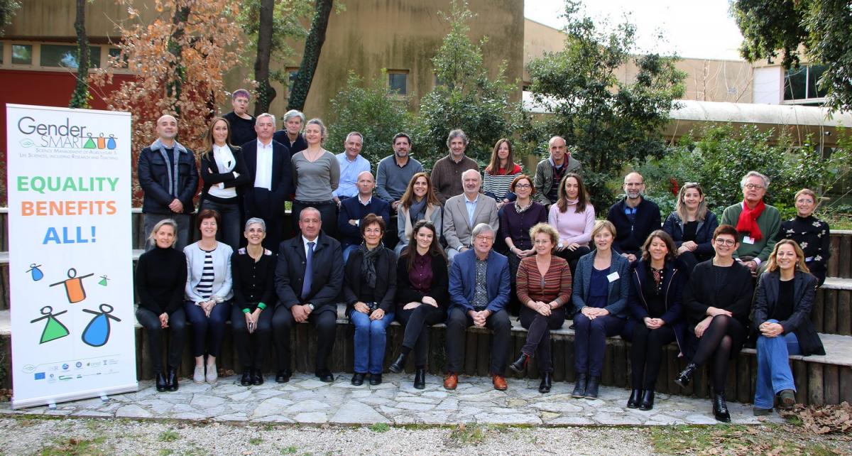 Les partenaires du projet Gender-SMART réunis lors de la réunion de lancement officiel, à Montpellier en février 2019 © S. Della Mussia, Cirad